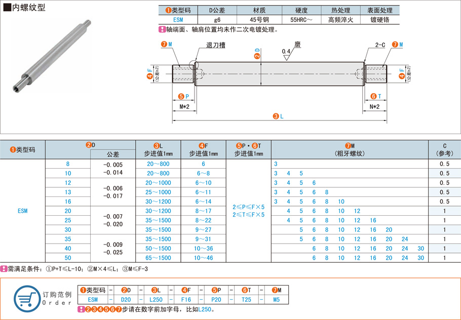 兩端臺階型導向軸在自動化設備中的應用