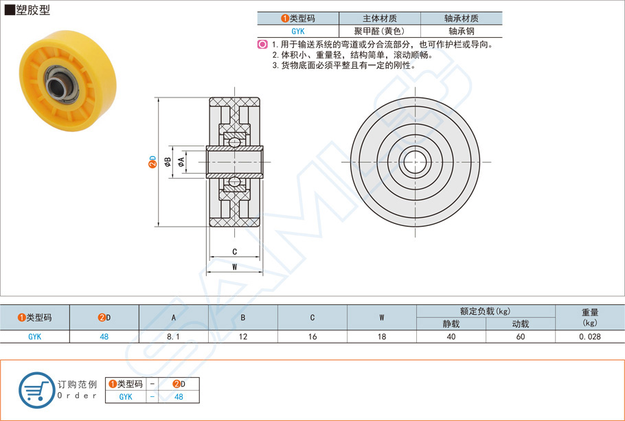 塑膠福來輪在揀選貨架的應用方案 塑膠福來輪在揀選貨架的應用方案