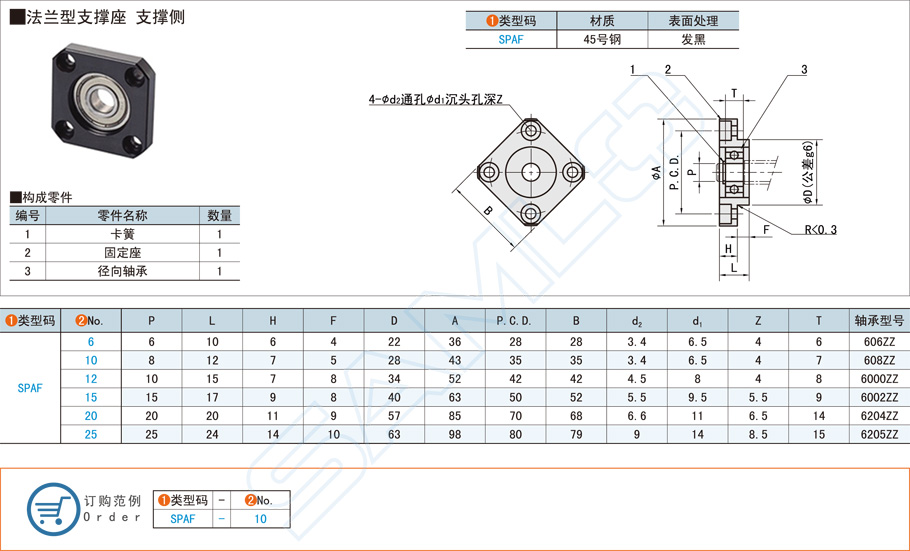 法蘭型絲杠支撐座都用在什么設備上