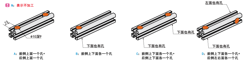 內置連接件盲孔加工代碼