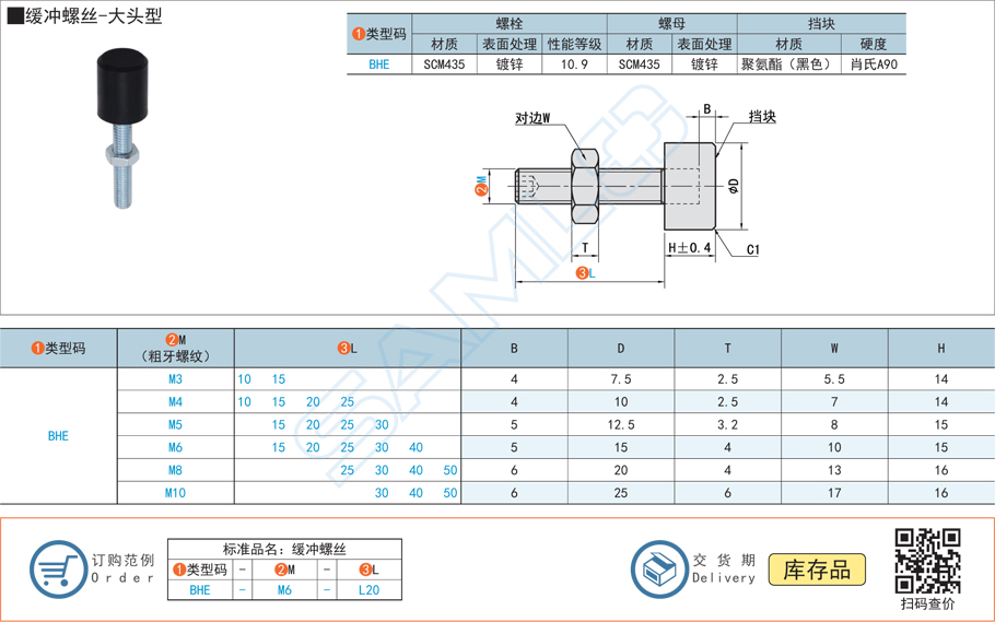 調整螺絲-大頭型規格參數尺寸材質